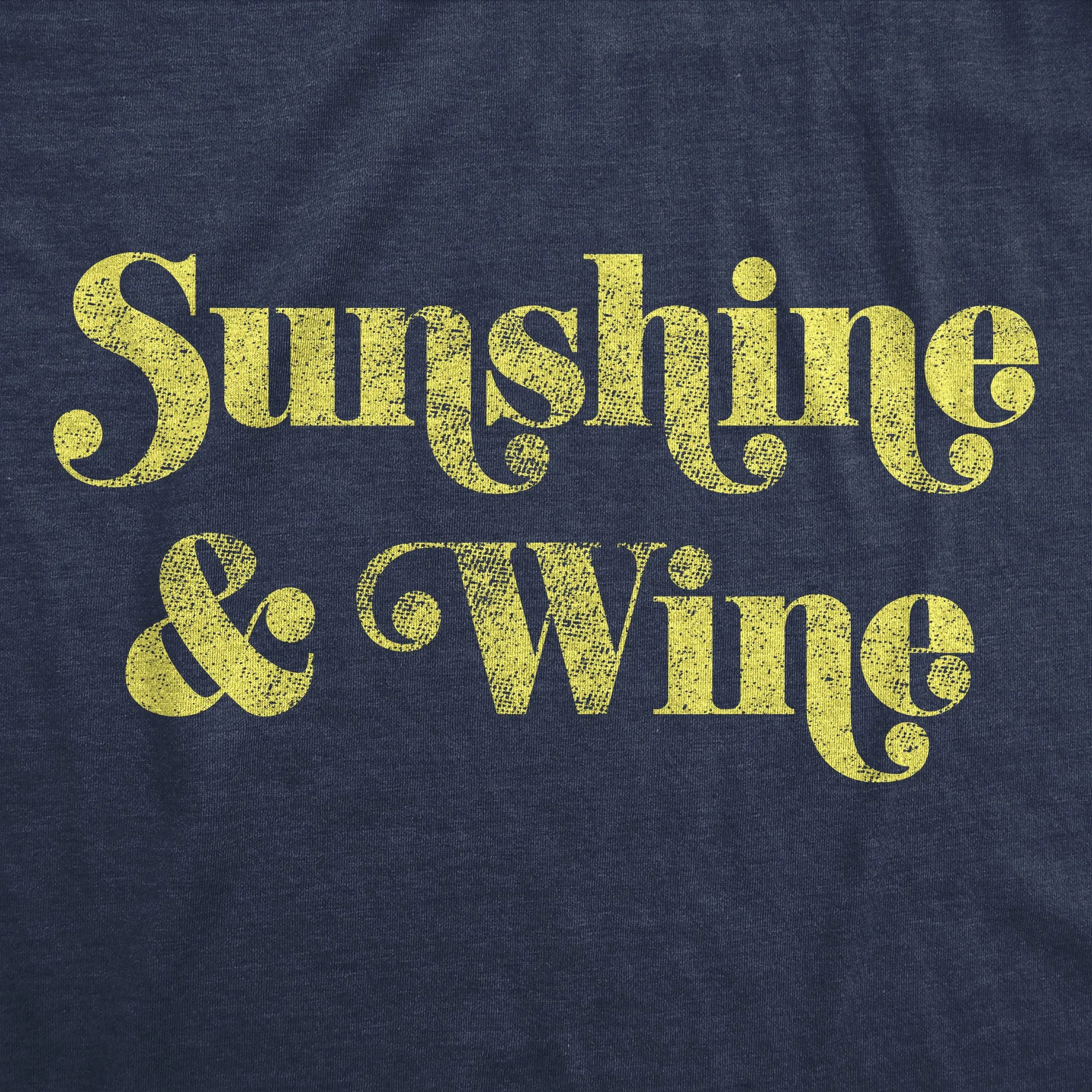 Sunshine And Wine Women's T Shirt sold by Crazy Dog T-Shirts product image thumbnail 2