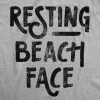 Resting Beach Face Women's Tank Top sold by Crazy Dog T-Shirts