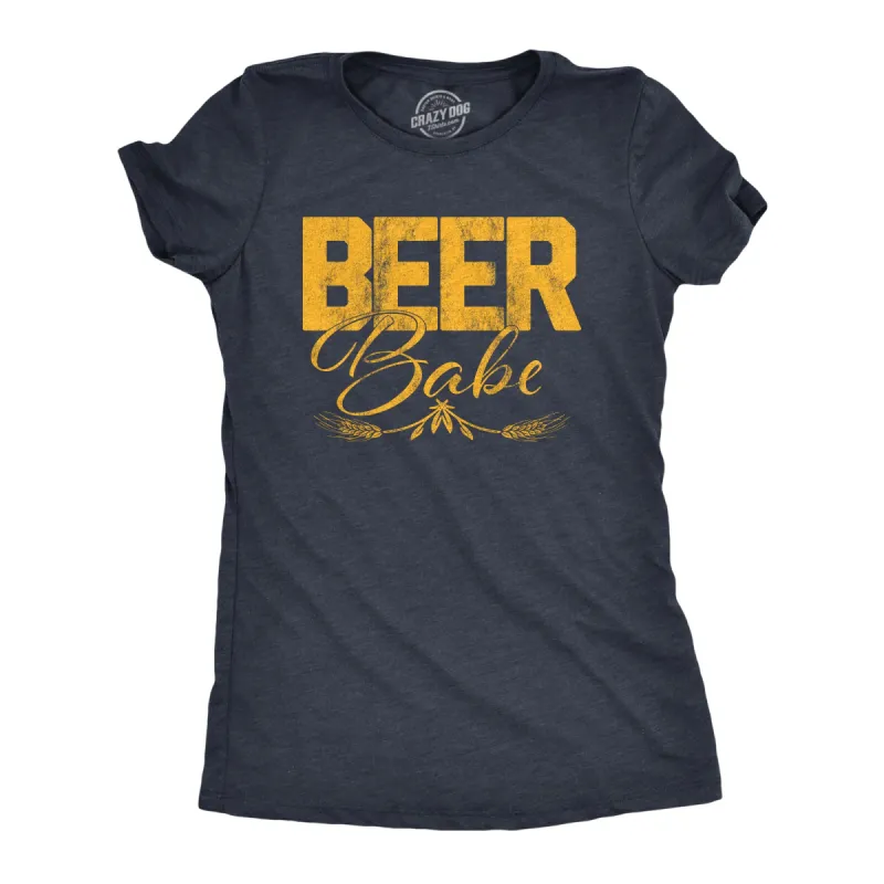 Beer Babe Women's T Shirt sold by Crazy Dog T-Shirts