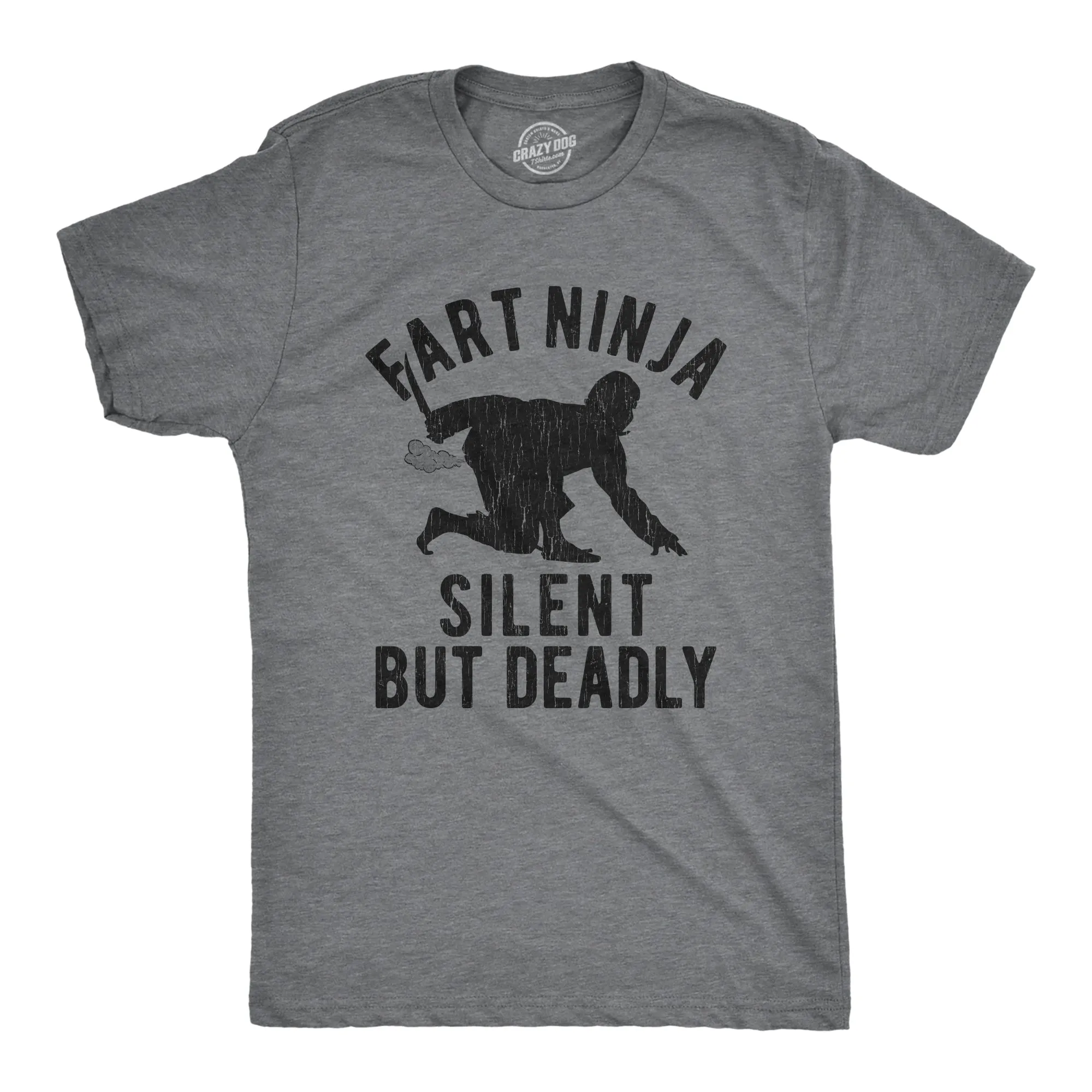 Fart Ninja Men's T Shirt sold by Crazy Dog T-Shirts