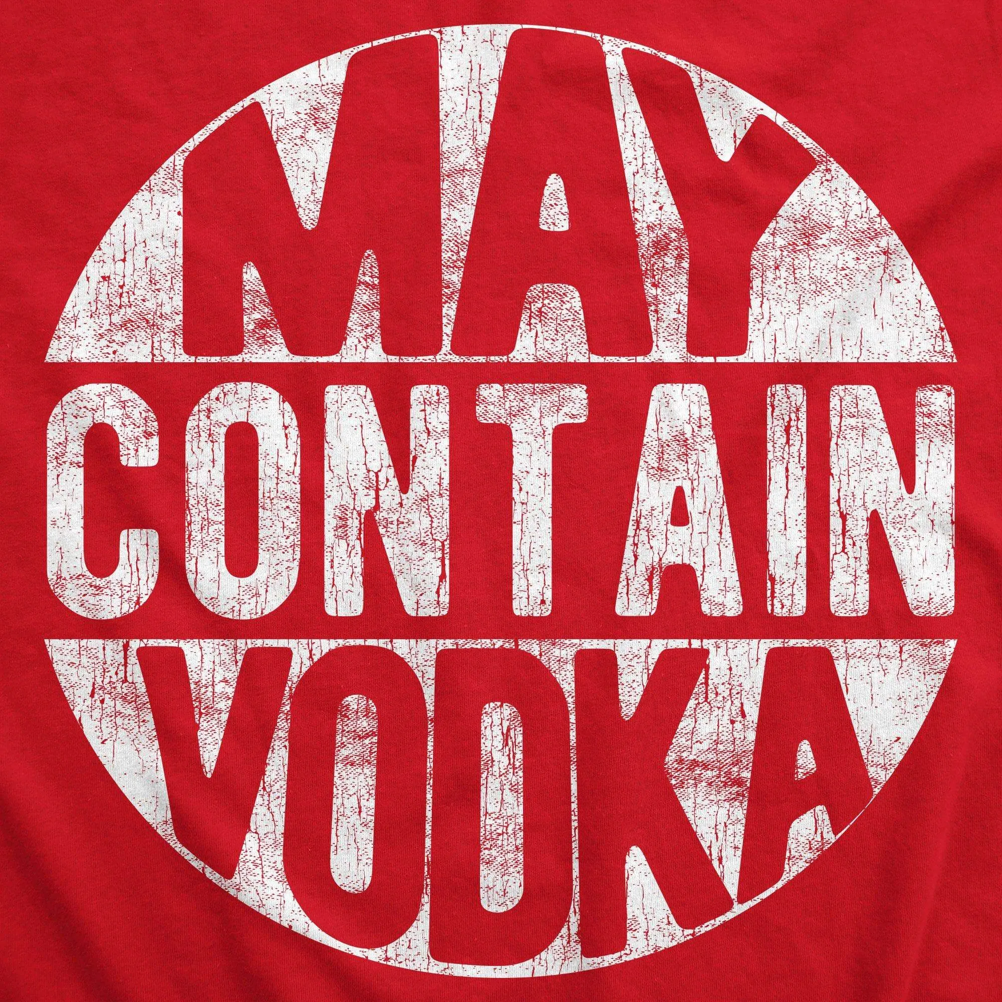 May Contain Vodka Women's Tank Top sold by Crazy Dog T-Shirts product image thumbnail 2