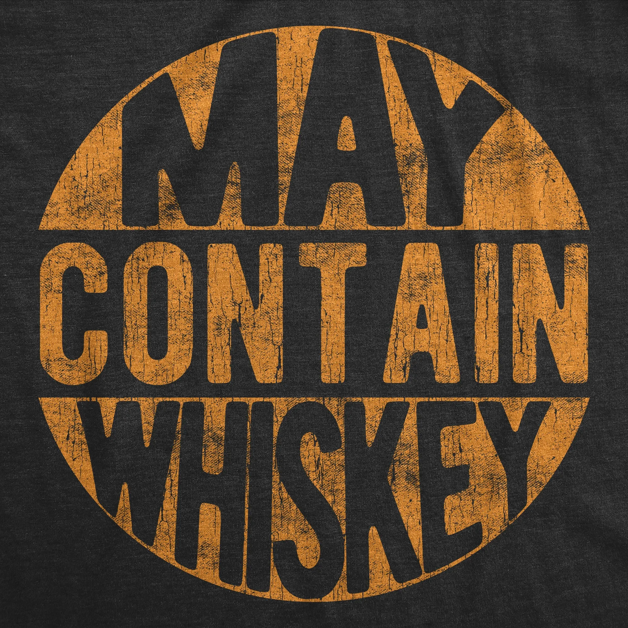 May Contain Whiskey Men's T Shirt sold by Crazy Dog T-Shirts product image thumbnail 2