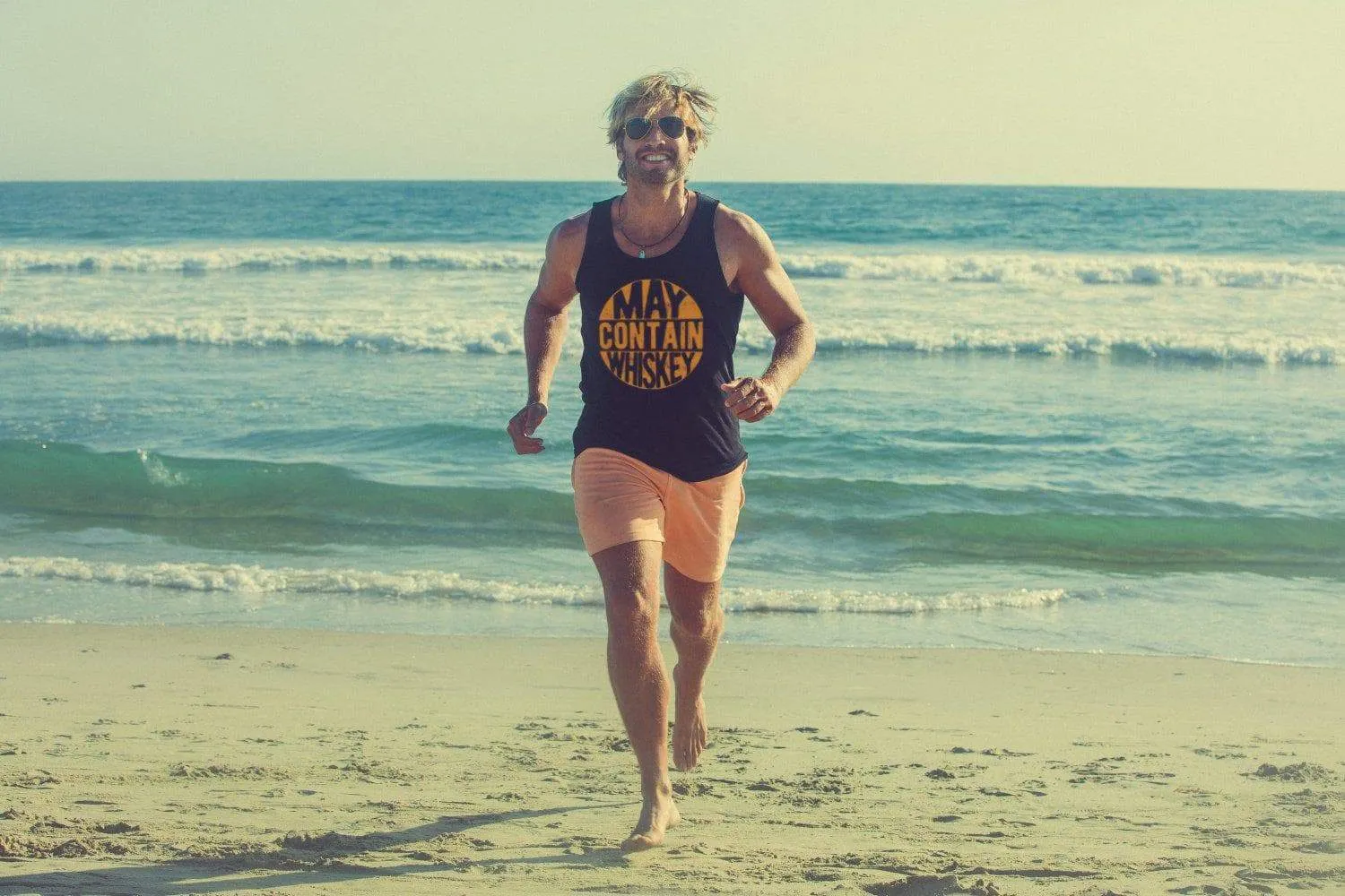 May Contain Whiskey Men's Tank Top sold by Crazy Dog T-Shirts product image thumbnail 3