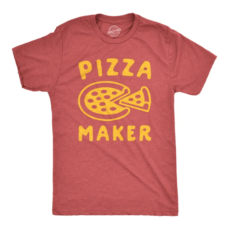 Pizza Maker Men's T Shirt sold by Crazy Dog T-Shirts