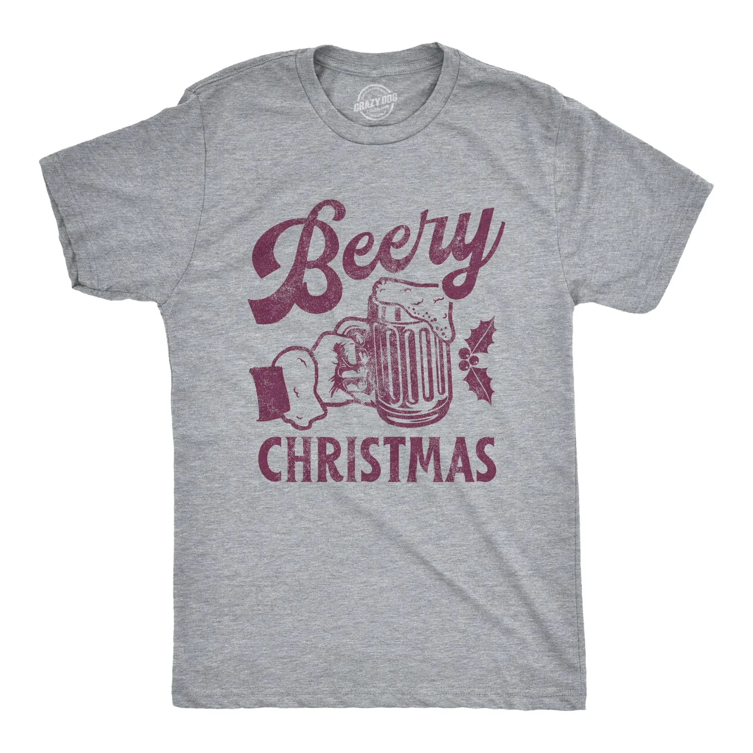 Beery Christmas Men's T Shirt sold by Crazy Dog T-Shirts