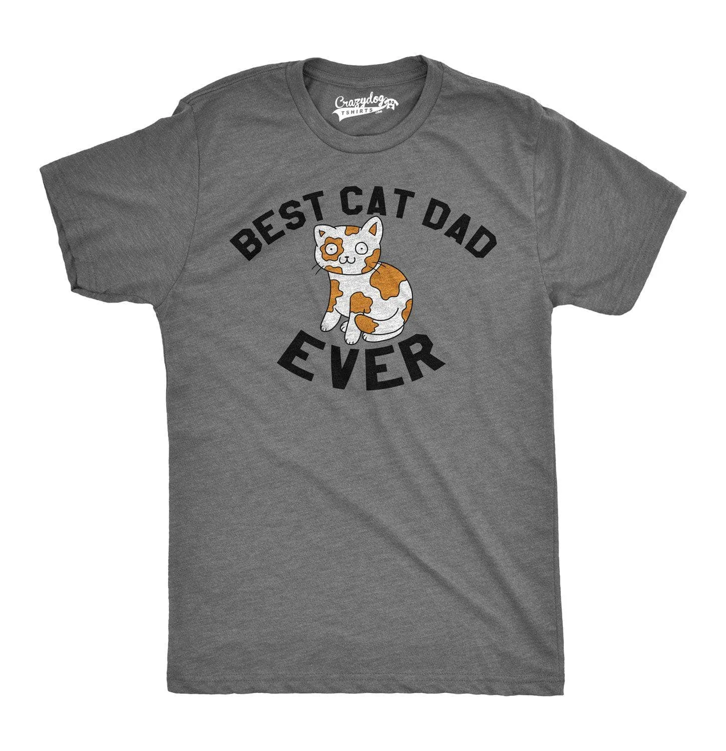 Best Cat Dad Men's T Shirt sold by Crazy Dog T-Shirts product image thumbnail 3