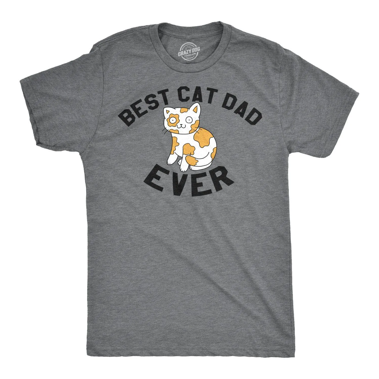 Best Cat Dad Men's T Shirt sold by Crazy Dog T-Shirts