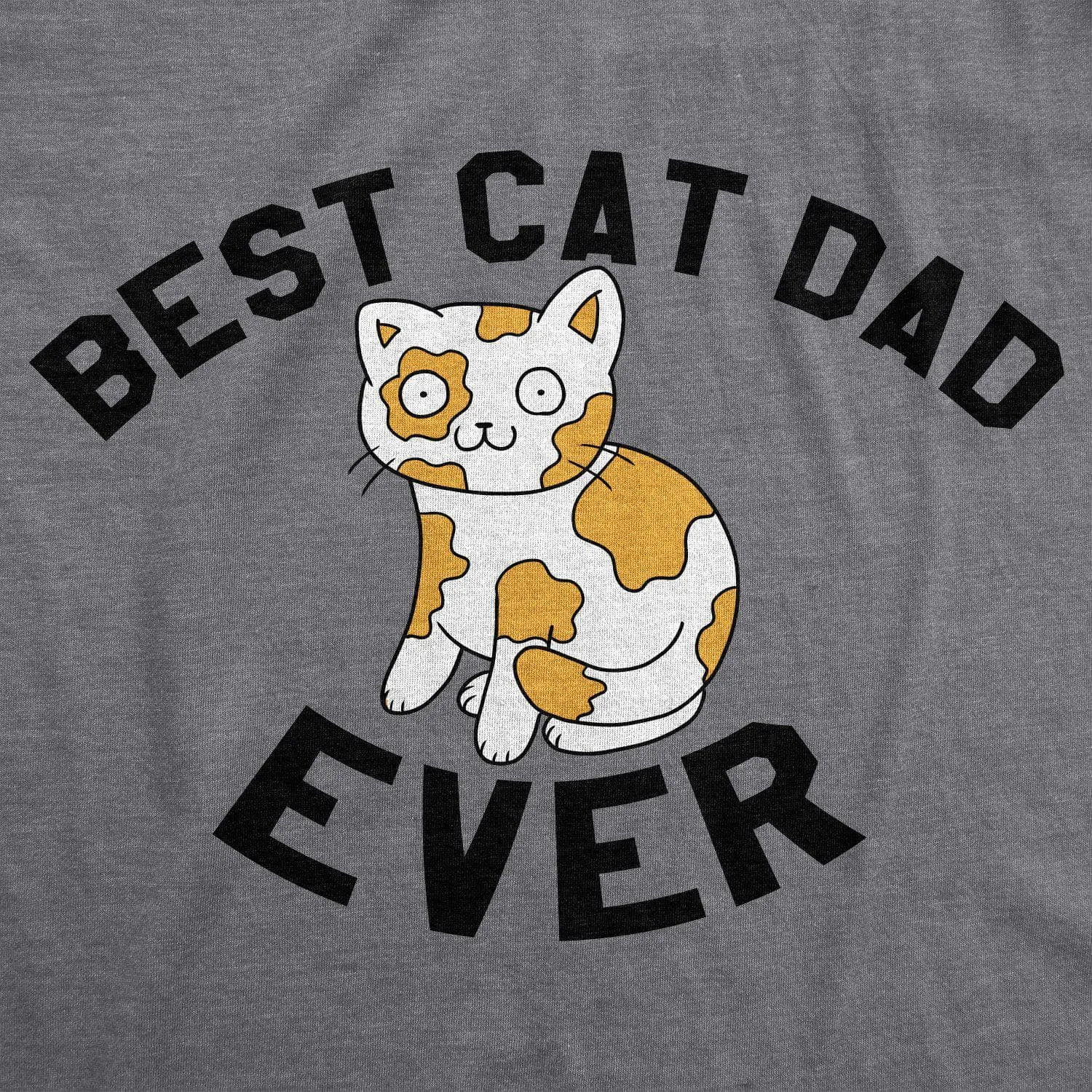 Best Cat Dad Men's T Shirt sold by Crazy Dog T-Shirts product image thumbnail 2