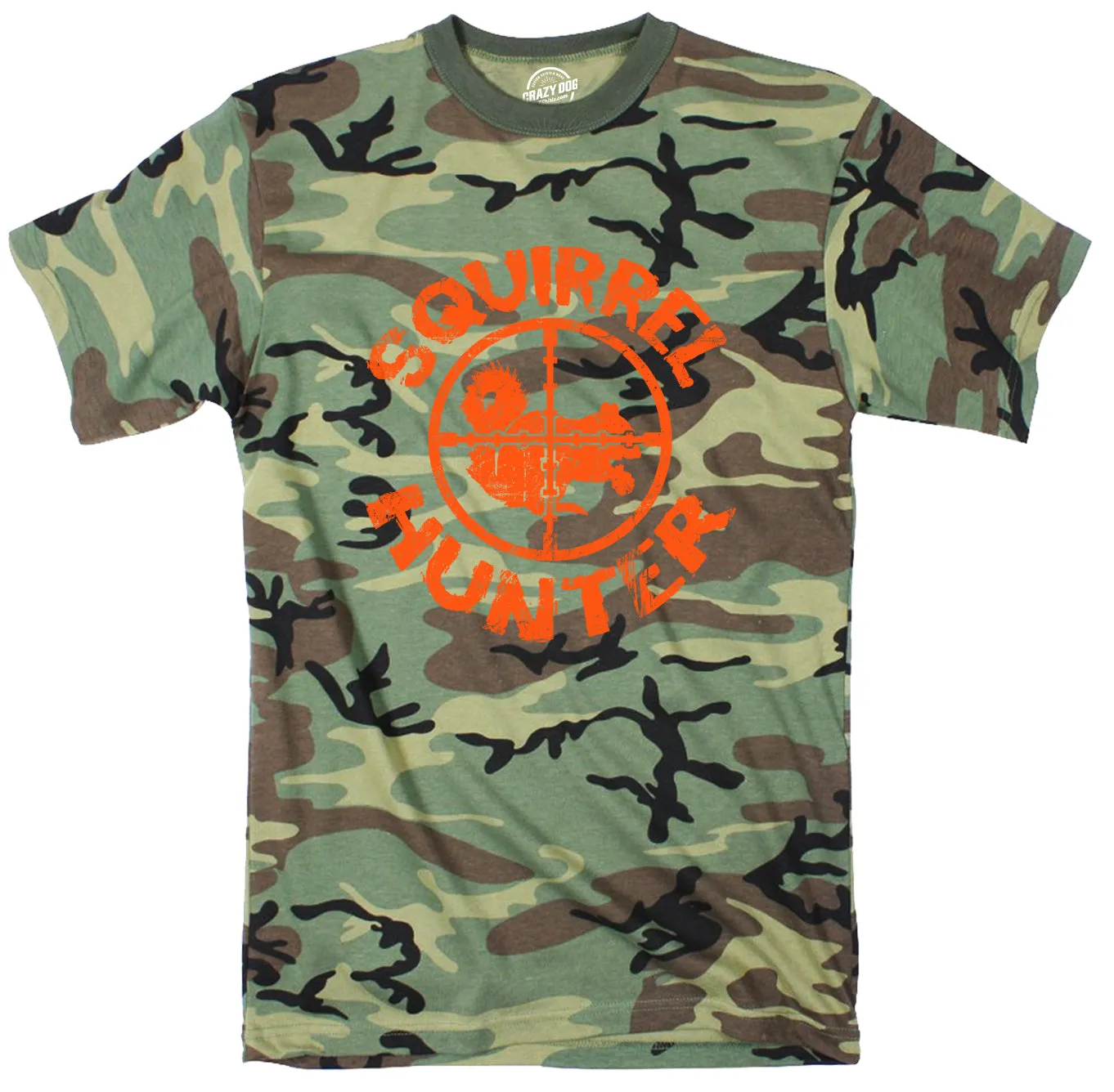 Squirrel Hunter Men's T Shirt sold by Crazy Dog T-Shirts product image thumbnail 3