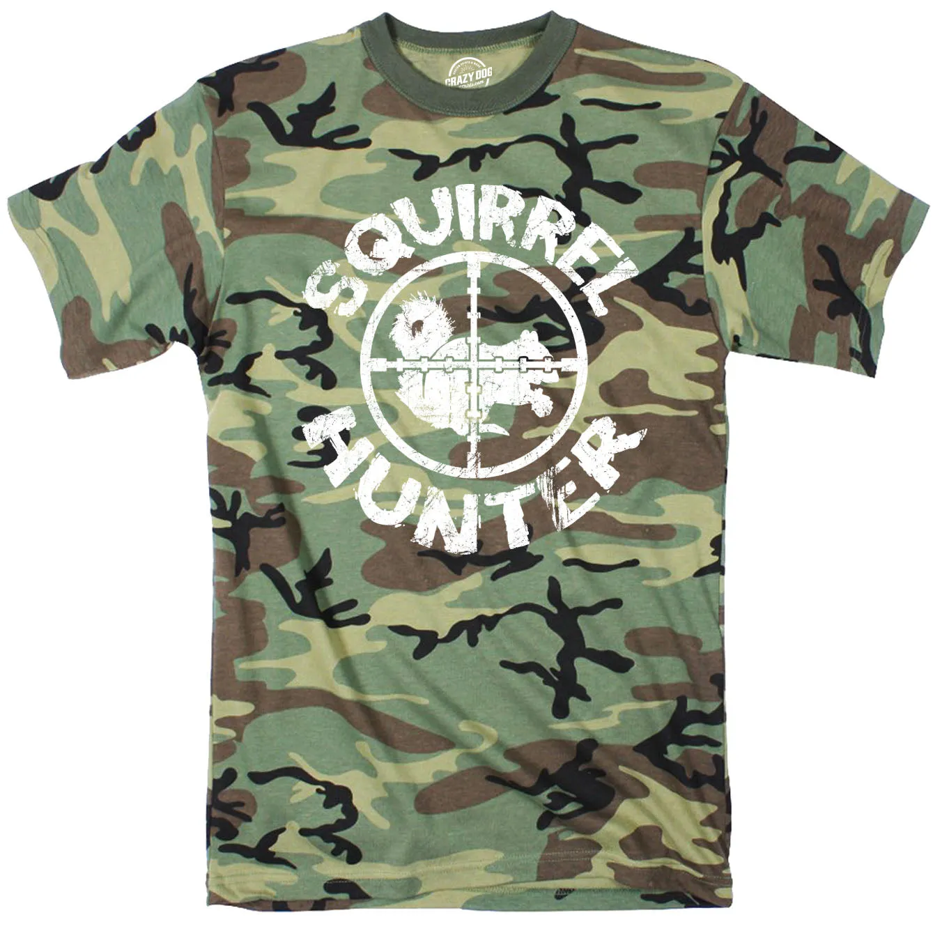 Squirrel Hunter Men's T Shirt sold by Crazy Dog T-Shirts