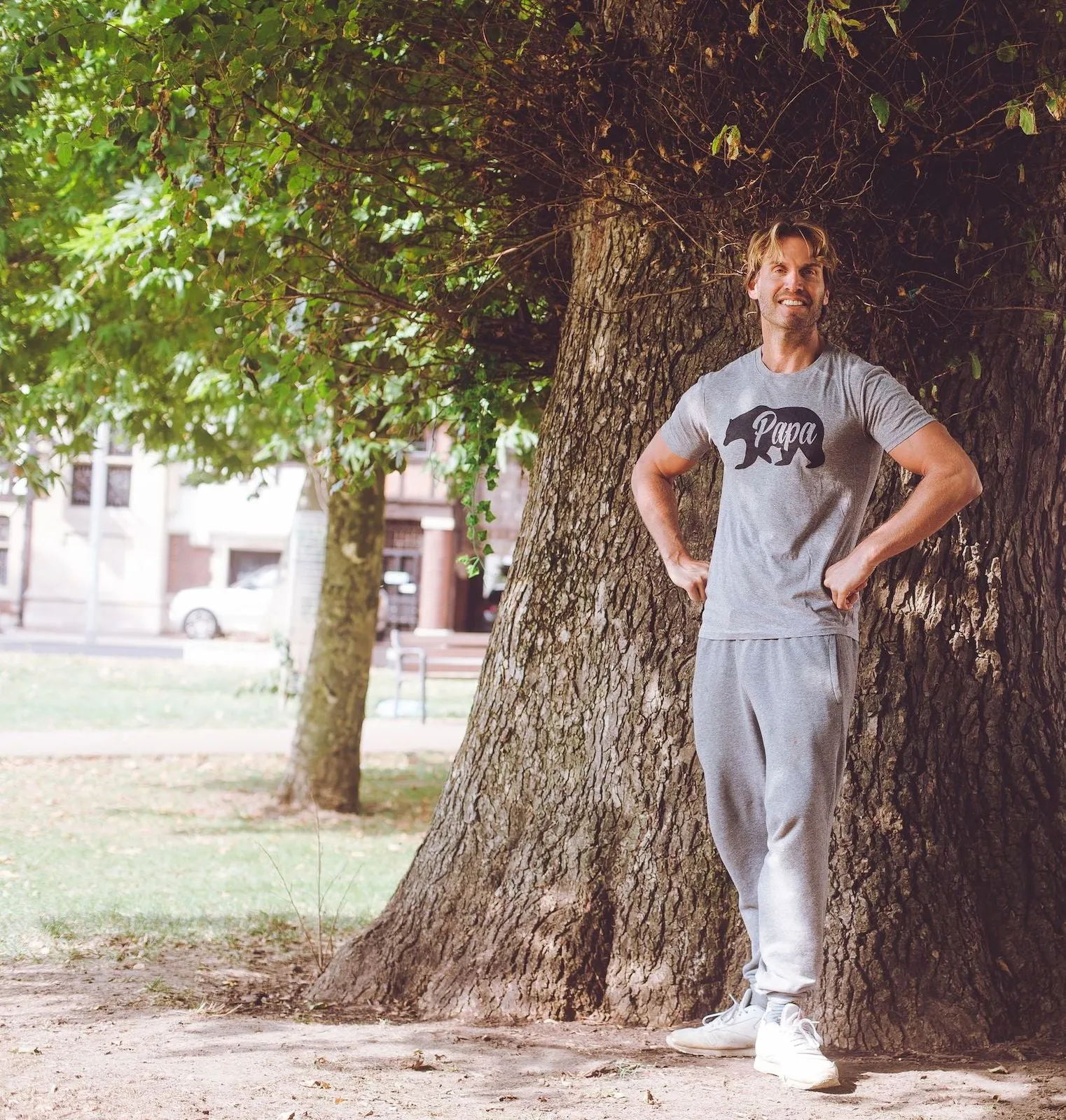 Papa Bear Men's T Shirt sold by Crazy Dog T-Shirts product image thumbnail 3