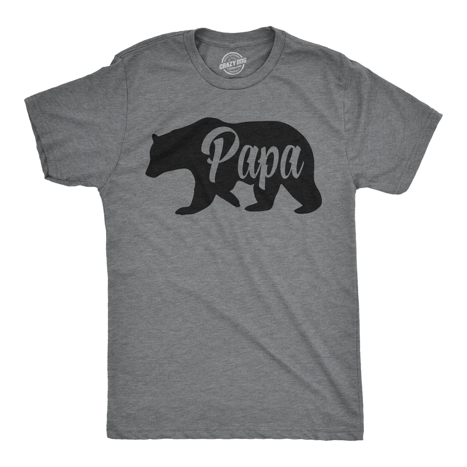 Papa Bear Men's T Shirt sold by Crazy Dog T-Shirts