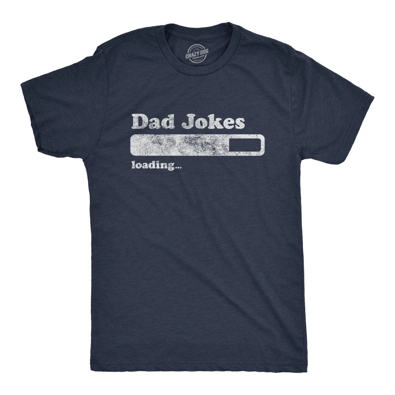Dad Jokes Loading Men's T Shirt sold by Crazy Dog T-Shirts product image thumbnail 4