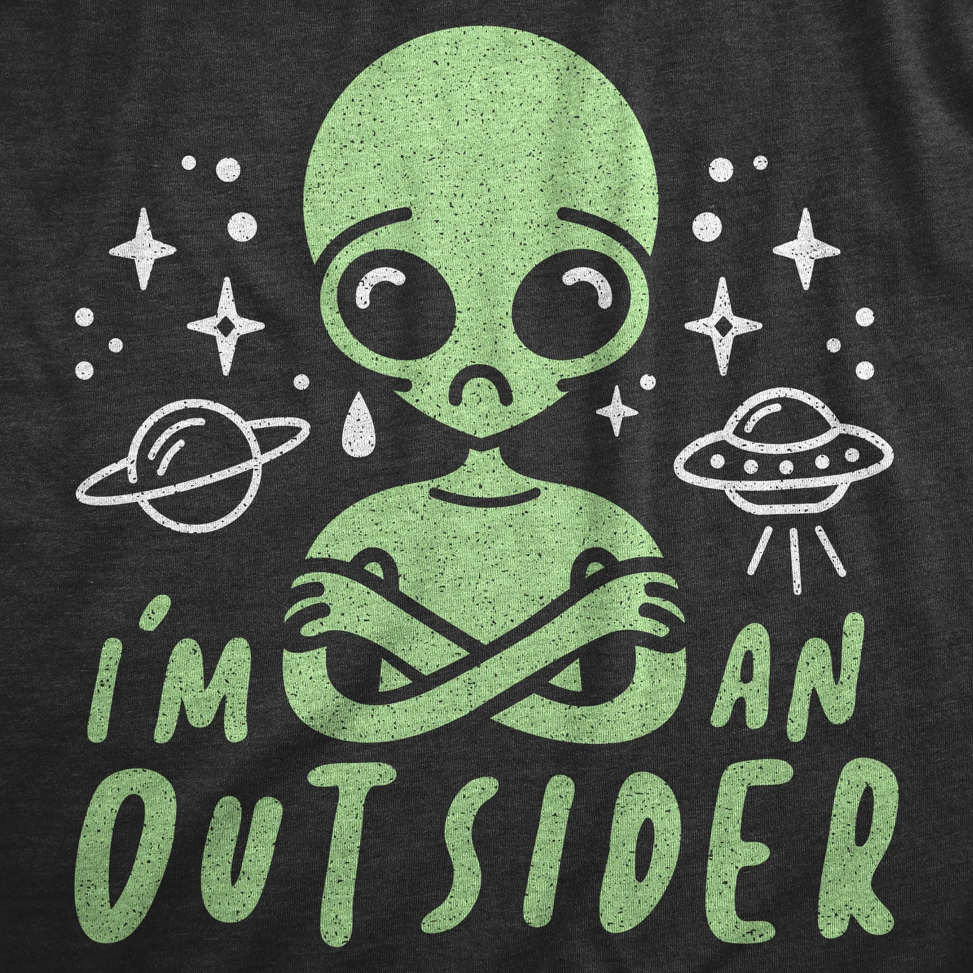 I'm An Outsider Men's T Shirt sold by Crazy Dog T-Shirts product image thumbnail 2