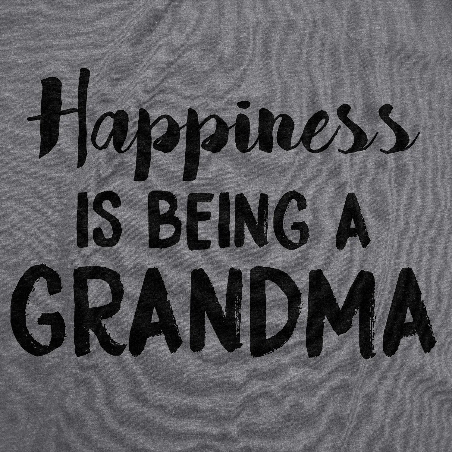 Happiness is Being a Grandma Men's T Shirt sold by Crazy Dog T-Shirts product image thumbnail 2
