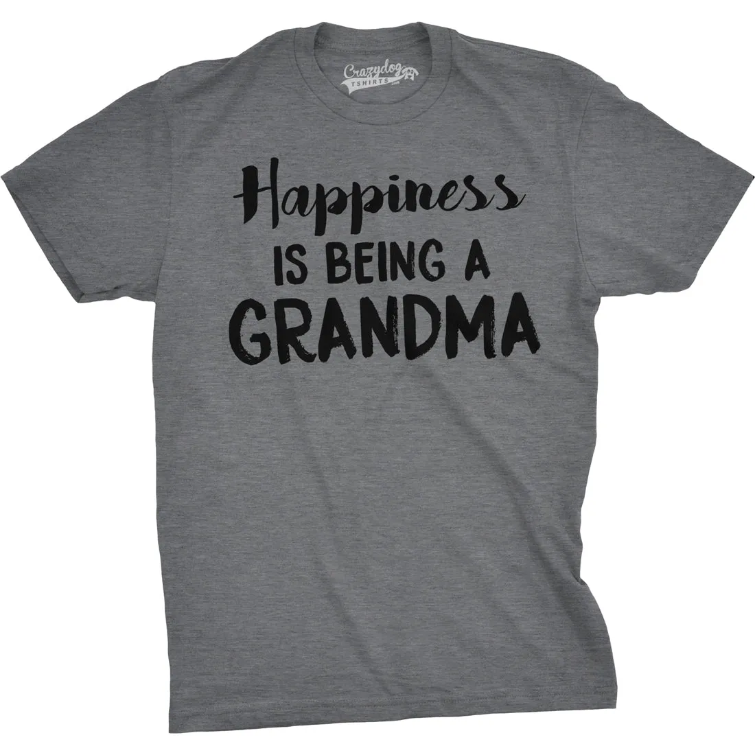 Happiness is Being a Grandma Men's T Shirt sold by Crazy Dog T-Shirts product image thumbnail 3