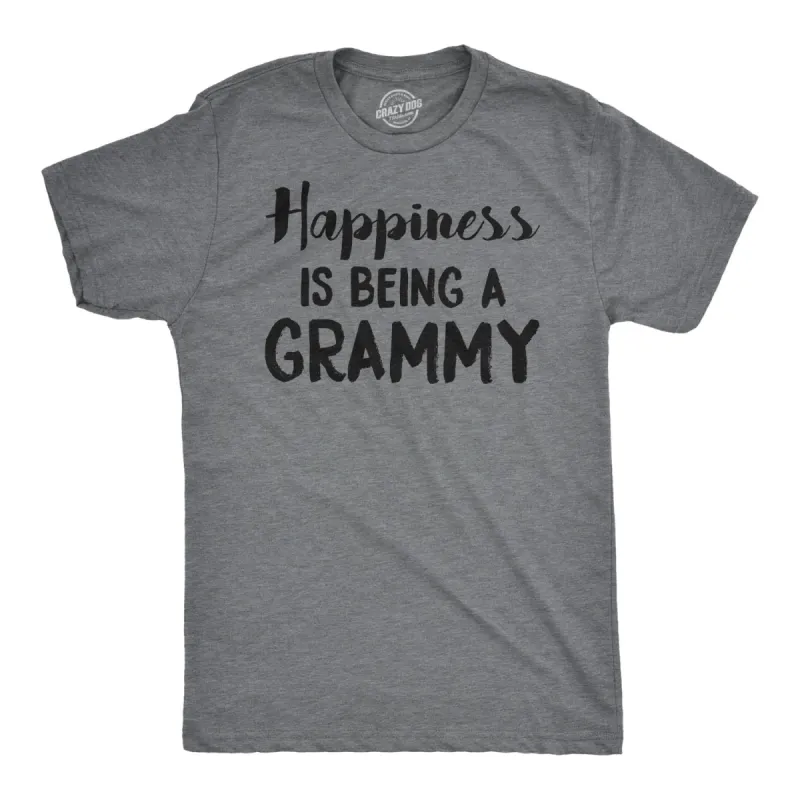 Happiness Is Being A Grammy Men's T Shirt sold by Crazy Dog T-Shirts