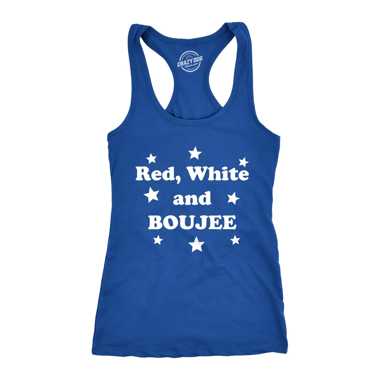 Red White and Boujee Women's Tank Top sold by Crazy Dog T-Shirts