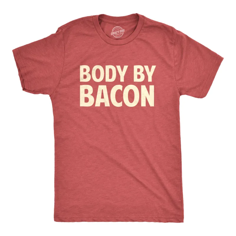 Body By Bacon Men's T Shirt sold by Crazy Dog T-Shirts
