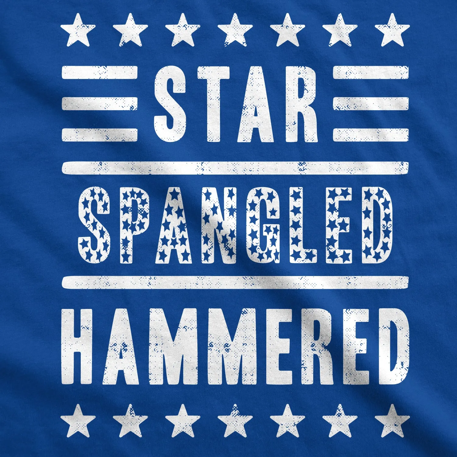Star Spangled Hammered Men's Tank Top sold by Crazy Dog T-Shirts product image thumbnail 2