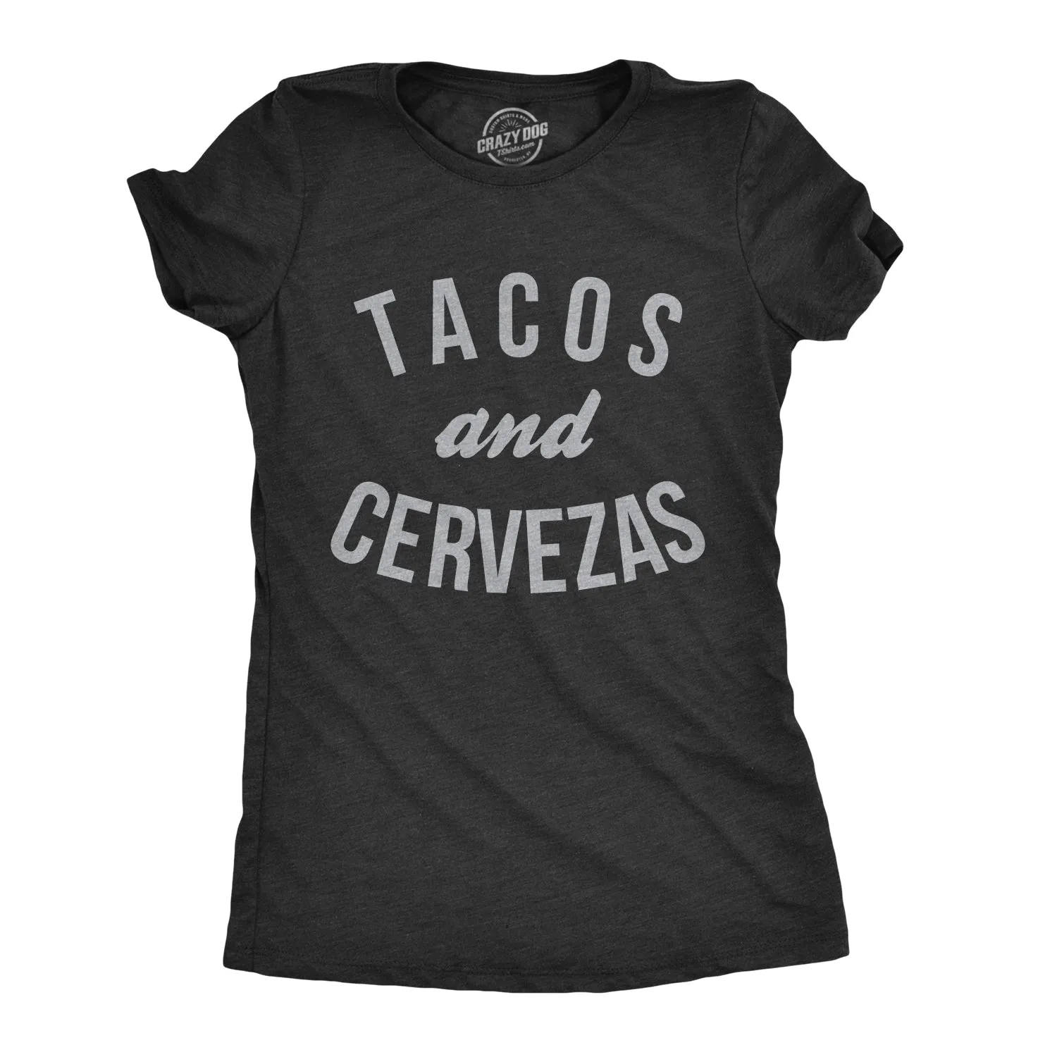 Tacos and Cervezas Women's T Shirt sold by Crazy Dog T-Shirts product image thumbnail 4