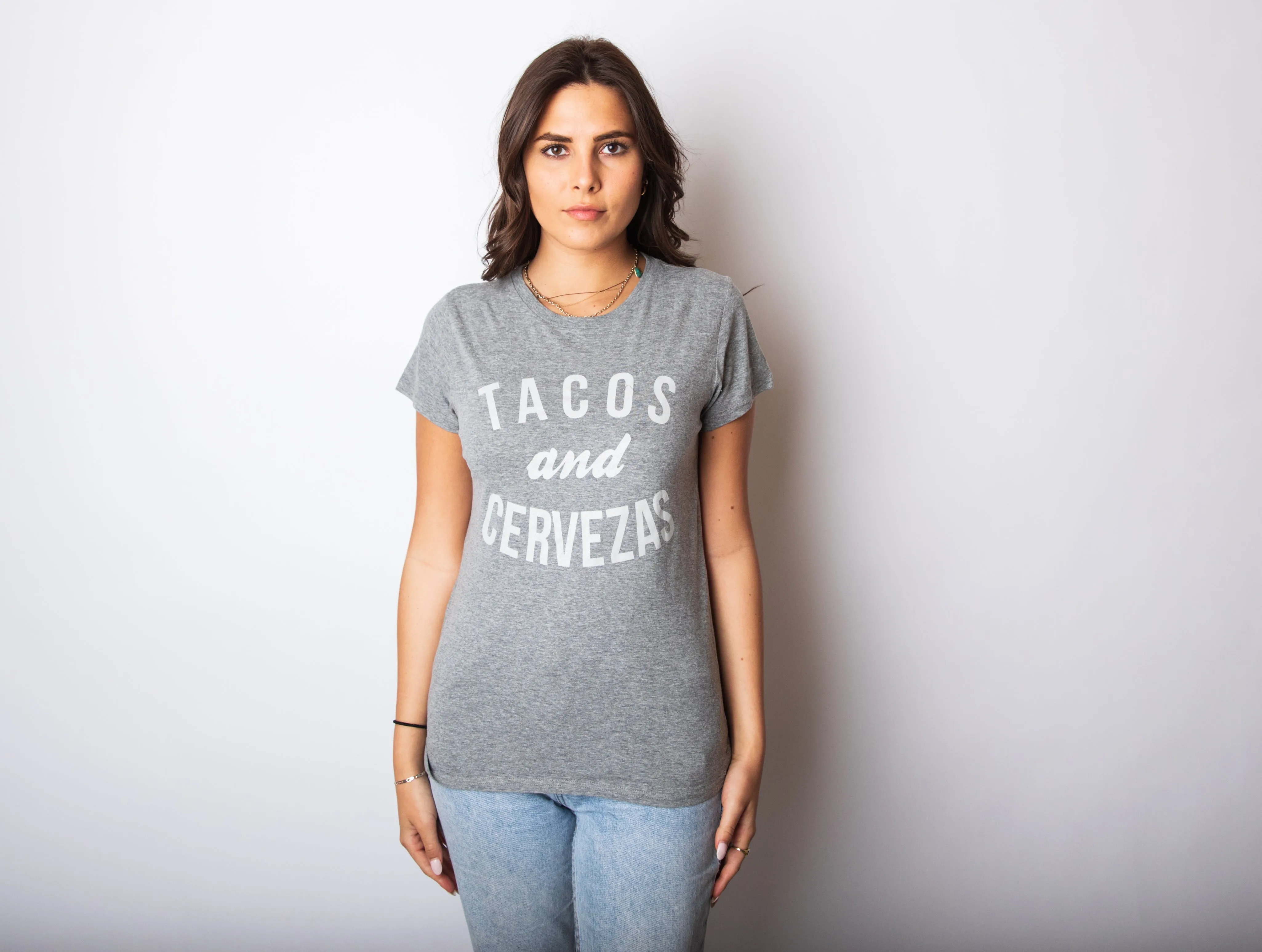 Tacos and Cervezas Women's T Shirt sold by Crazy Dog T-Shirts product image thumbnail 3
