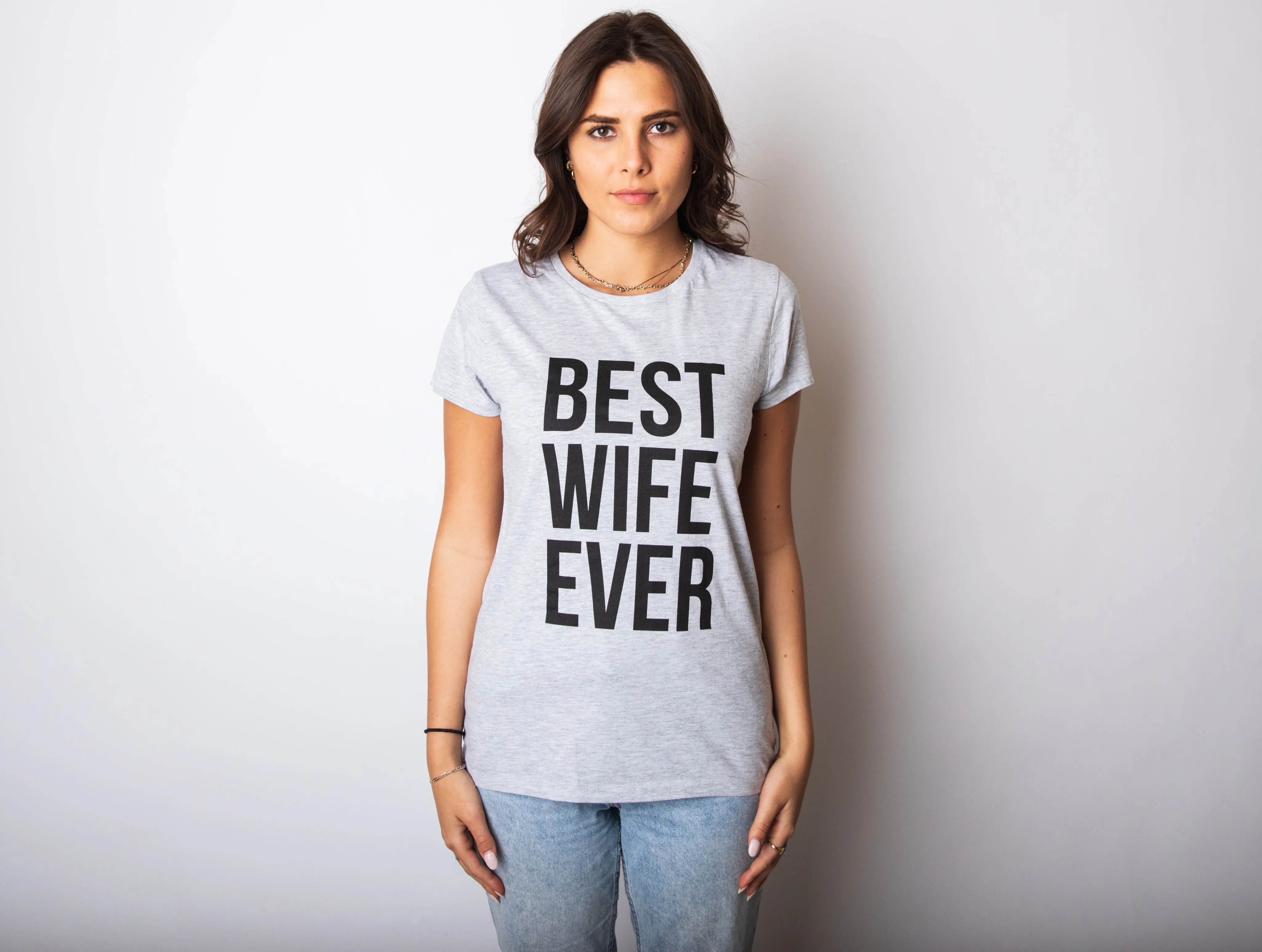 Best Wife Ever Women's T Shirt sold by Crazy Dog T-Shirts product image thumbnail 3
