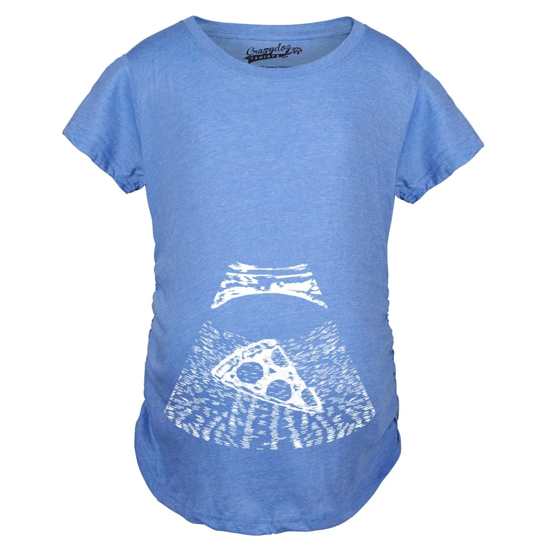 Ultrasound Pizza Maternity T Shirt sold by Crazy Dog T-Shirts product image thumbnail 2