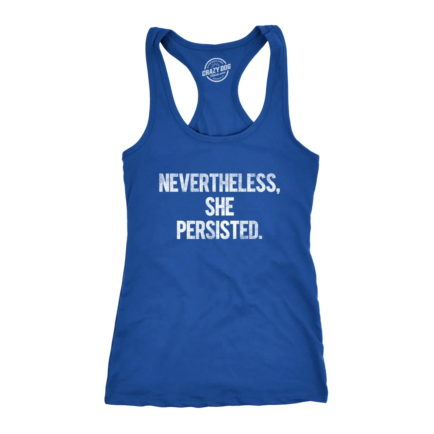 Nevertheless She Persisted Women's Tank Top sold by Crazy Dog T-Shirts product image thumbnail 4