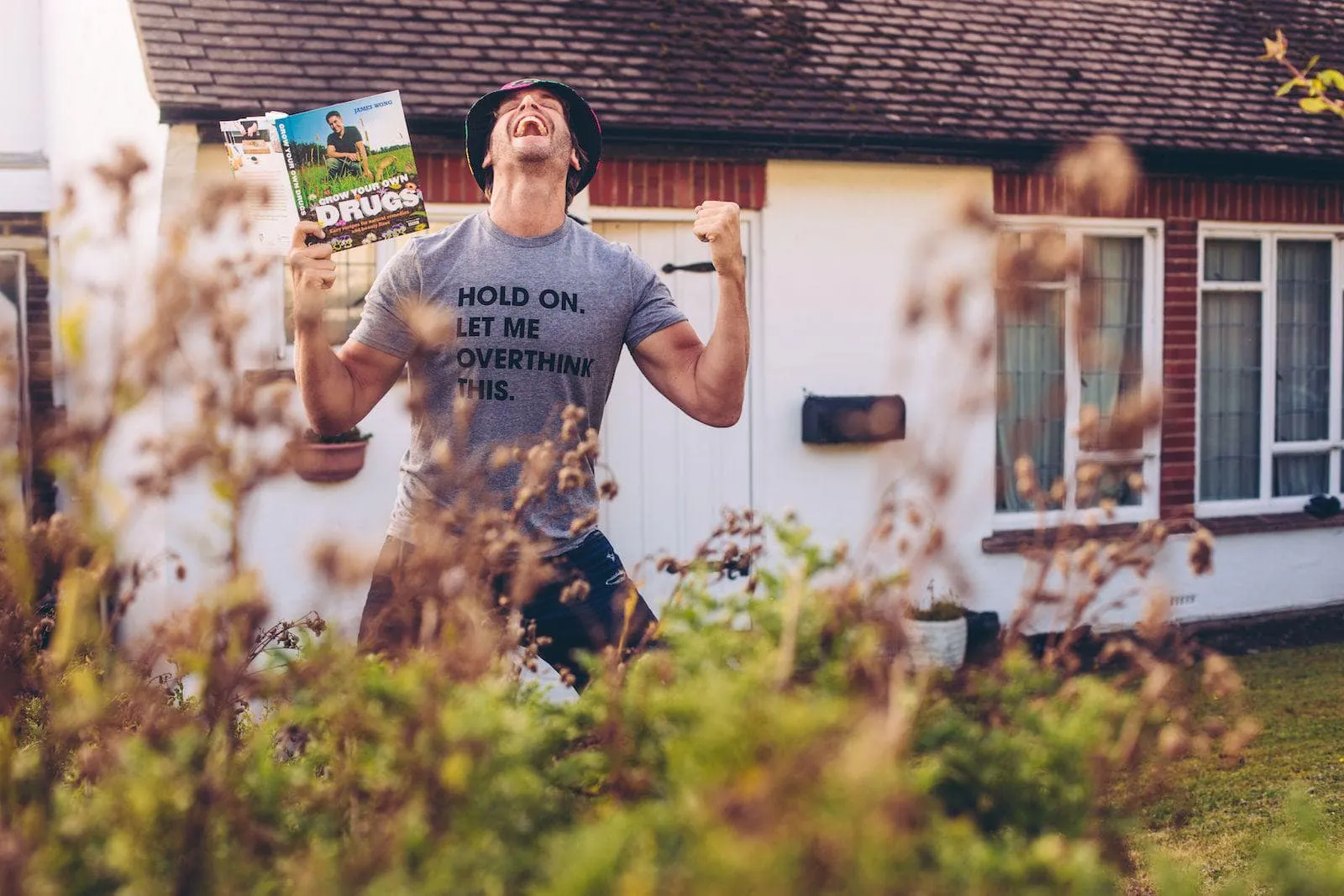 Hold On Let Me Overthink This Men's T Shirt sold by Crazy Dog T-Shirts product image thumbnail 5