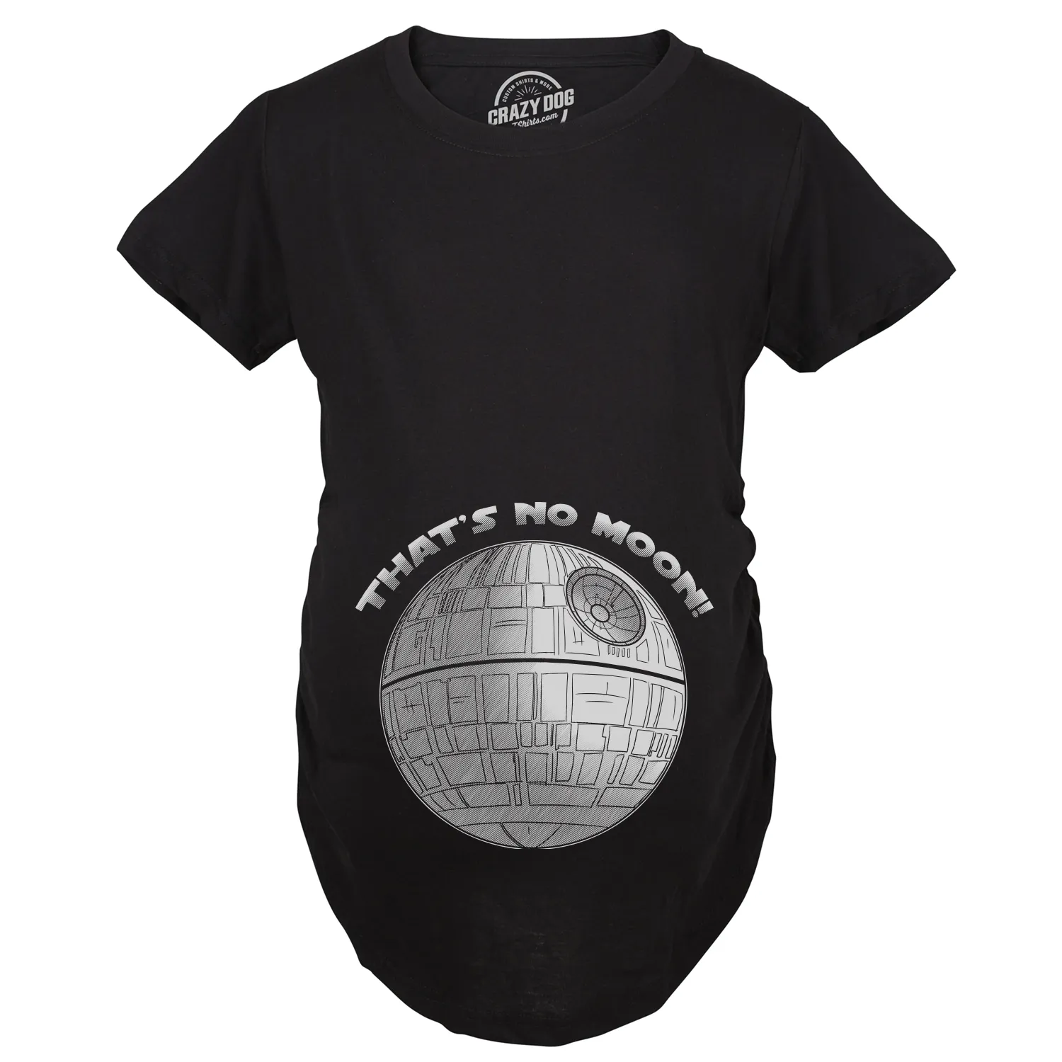 That's No Moon Maternity T Shirt sold by Crazy Dog T-Shirts product image thumbnail 3
