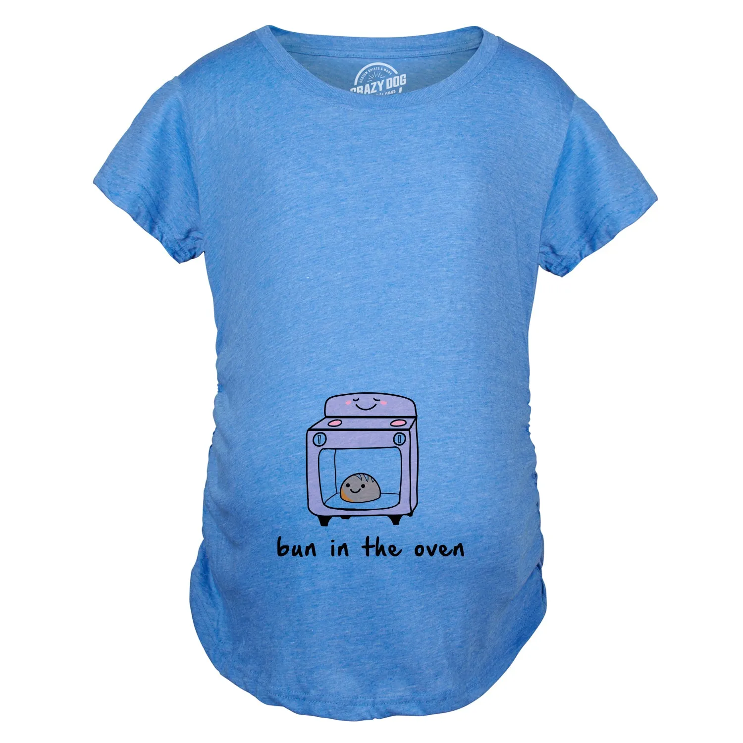 Bun In The Oven Maternity T Shirt sold by Crazy Dog T-Shirts product image thumbnail 5