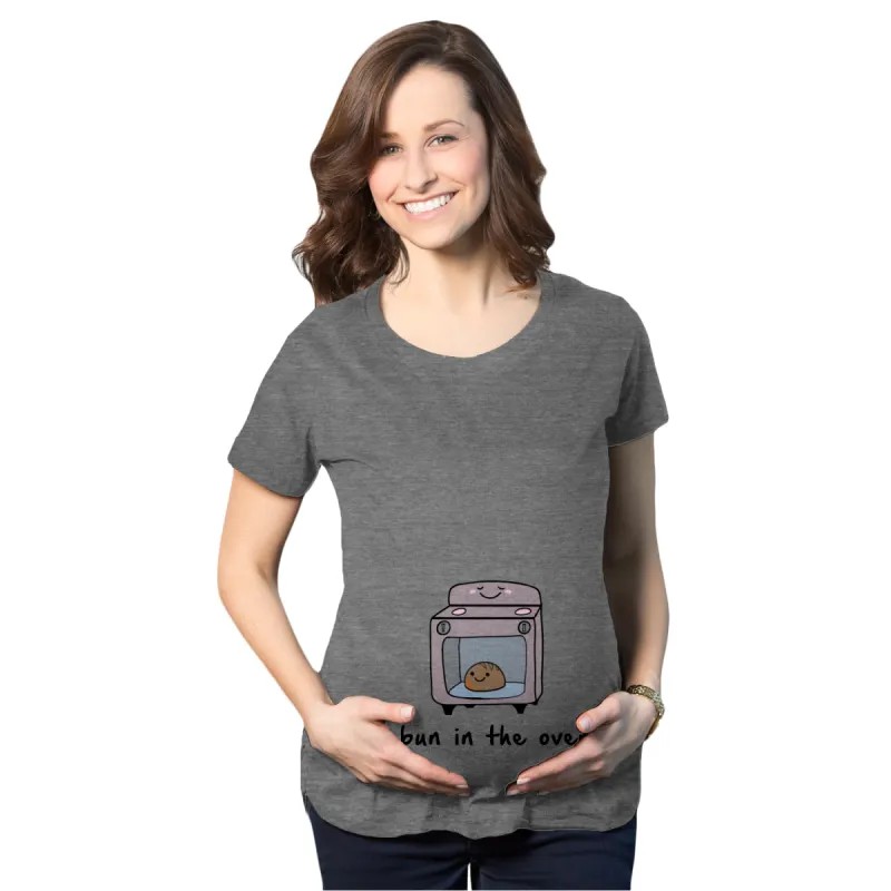Bun In The Oven Maternity T Shirt sold by Crazy Dog T-Shirts