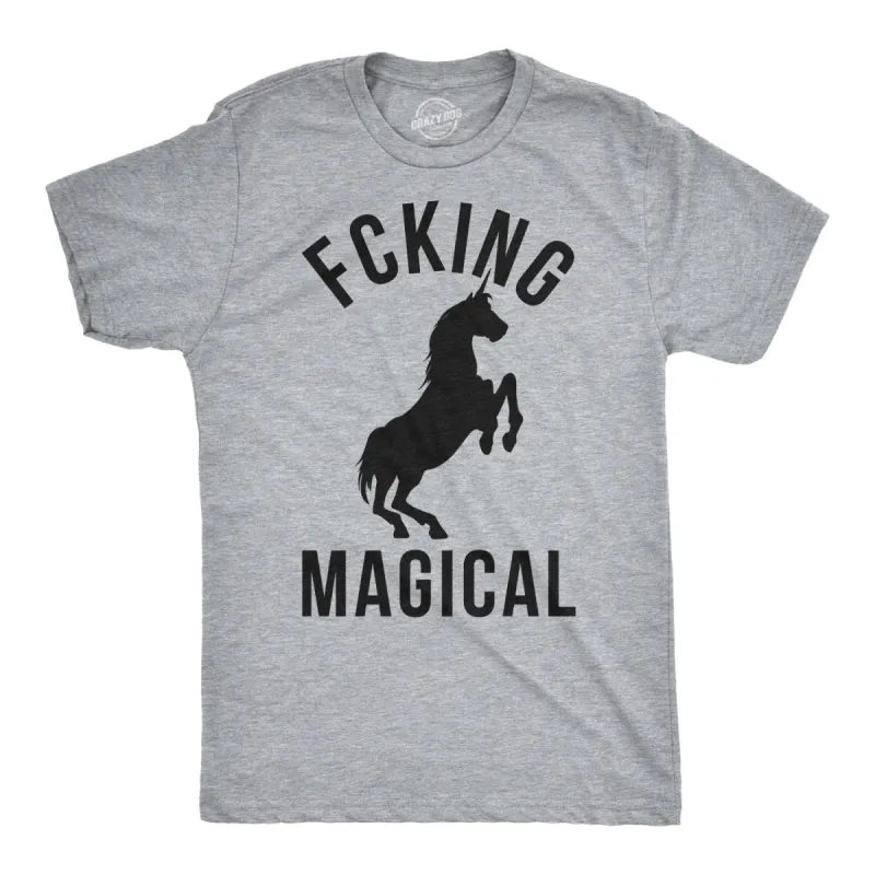 Fcking Magical Men's T Shirt sold by Crazy Dog T-Shirts