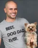 Best Dog Dad Ever Men's T Shirt sold by Crazy Dog T-Shirts