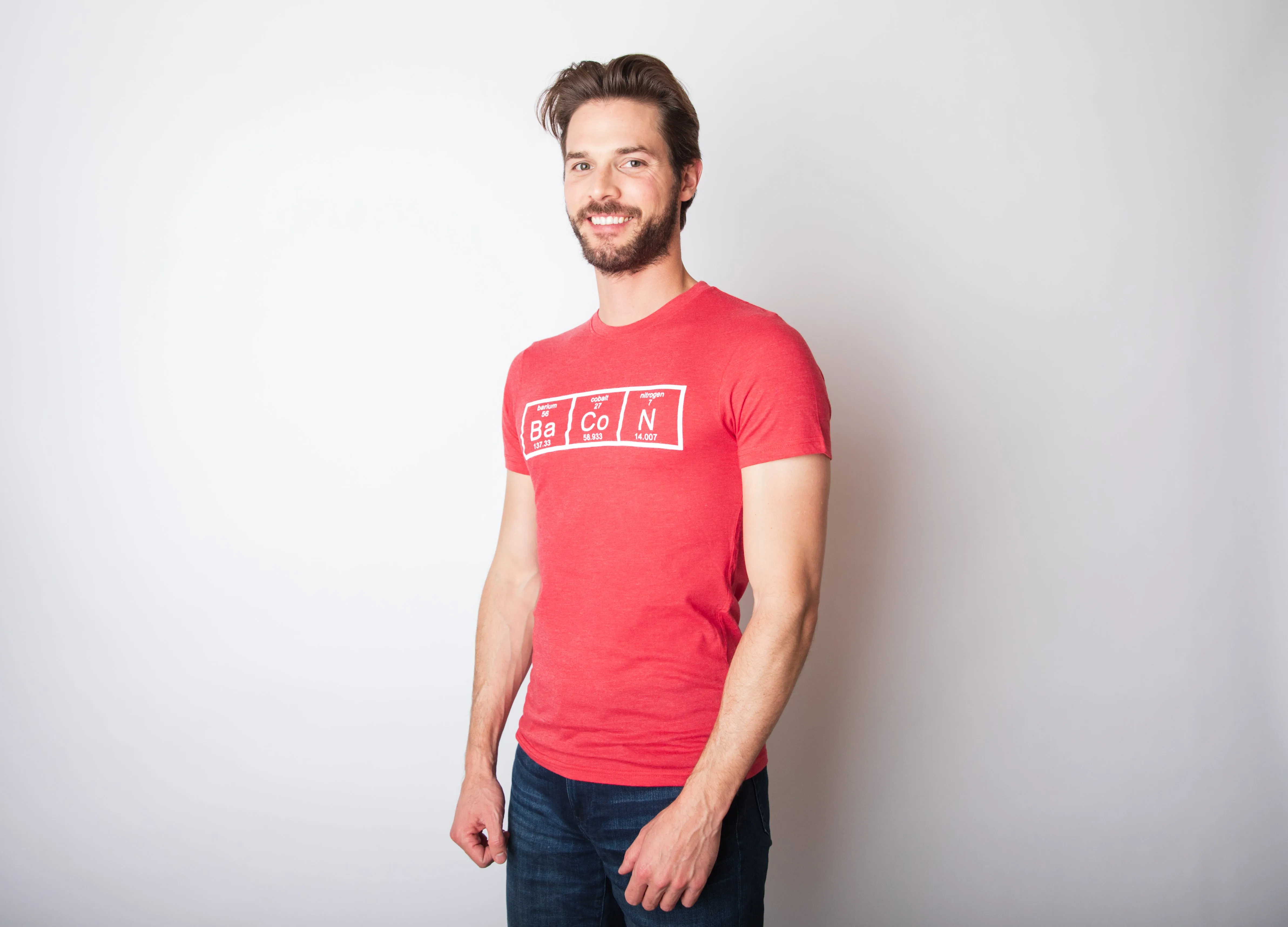 Chemistry Of Bacon Men's T Shirt sold by Crazy Dog T-Shirts product image thumbnail 2