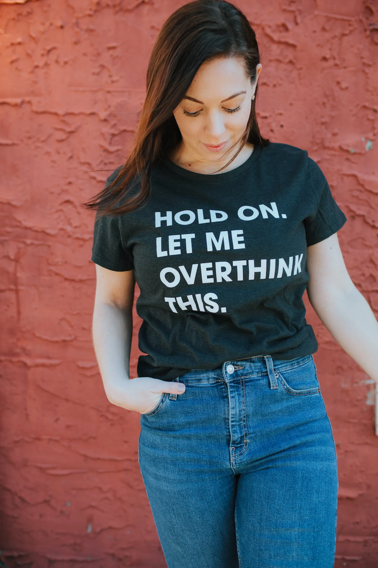 Hold On Let Me Overthink This Women's T Shirt sold by Crazy Dog T-Shirts product image thumbnail 5