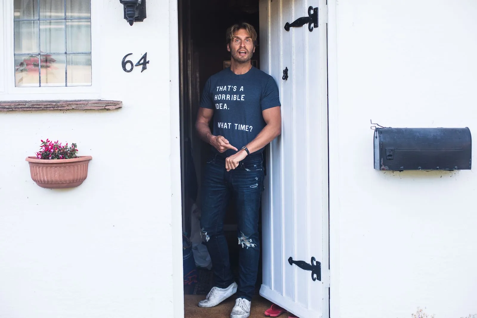 That Sounds Like A Horrible Idea. What Time? Men's T Shirt sold by Crazy Dog T-Shirts product image thumbnail 3