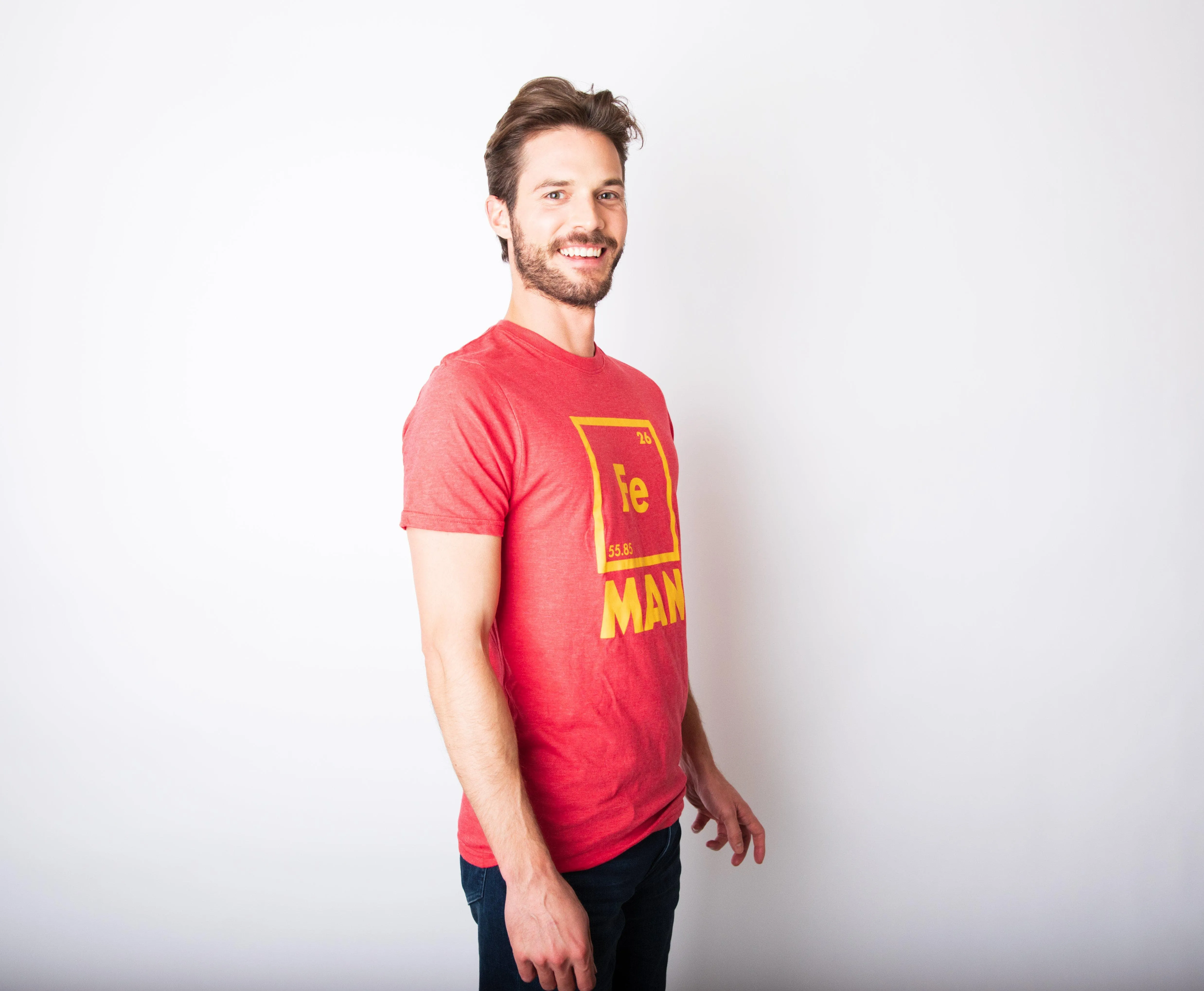 Chemical Element For Iron Man Men's T Shirt sold by Crazy Dog T-Shirts product image thumbnail 3