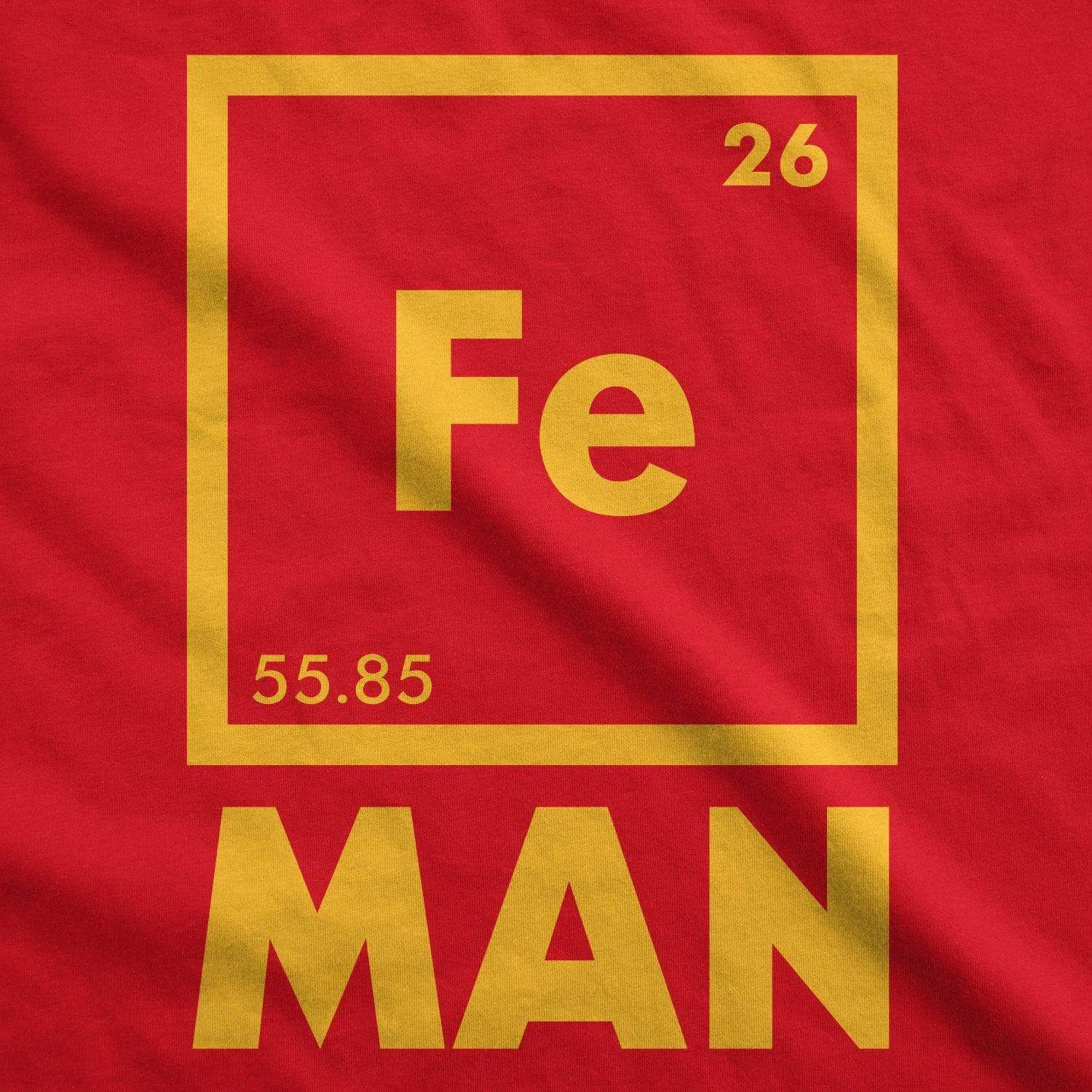 Chemical Element For Iron Man Men's T Shirt sold by Crazy Dog T-Shirts product image thumbnail 2
