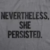 Nevertheless She Persisted Men's T Shirt sold by Crazy Dog T-Shirts