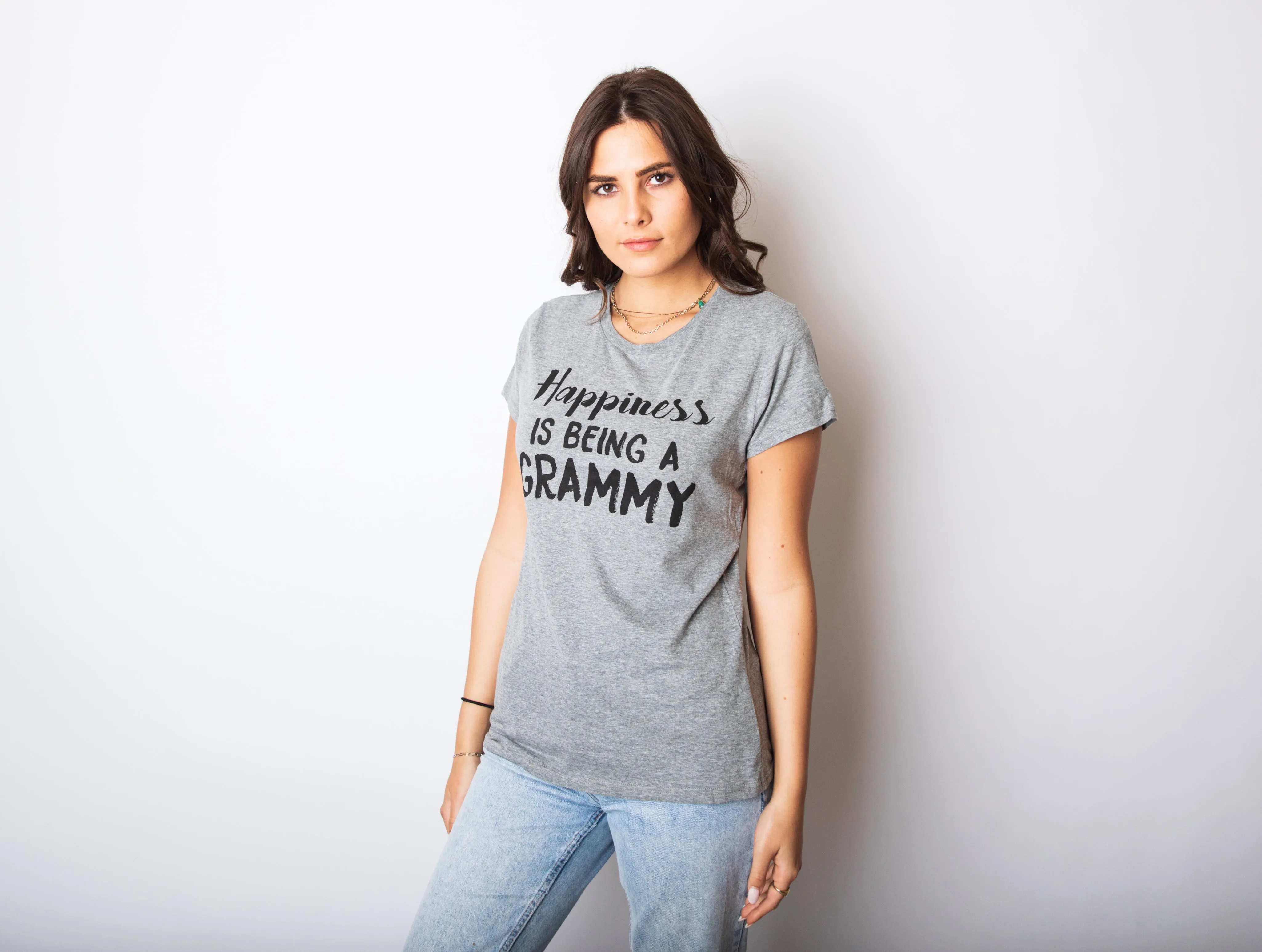 Happiness Is Being A Grammy Women's T Shirt sold by Crazy Dog T-Shirts product image thumbnail 4