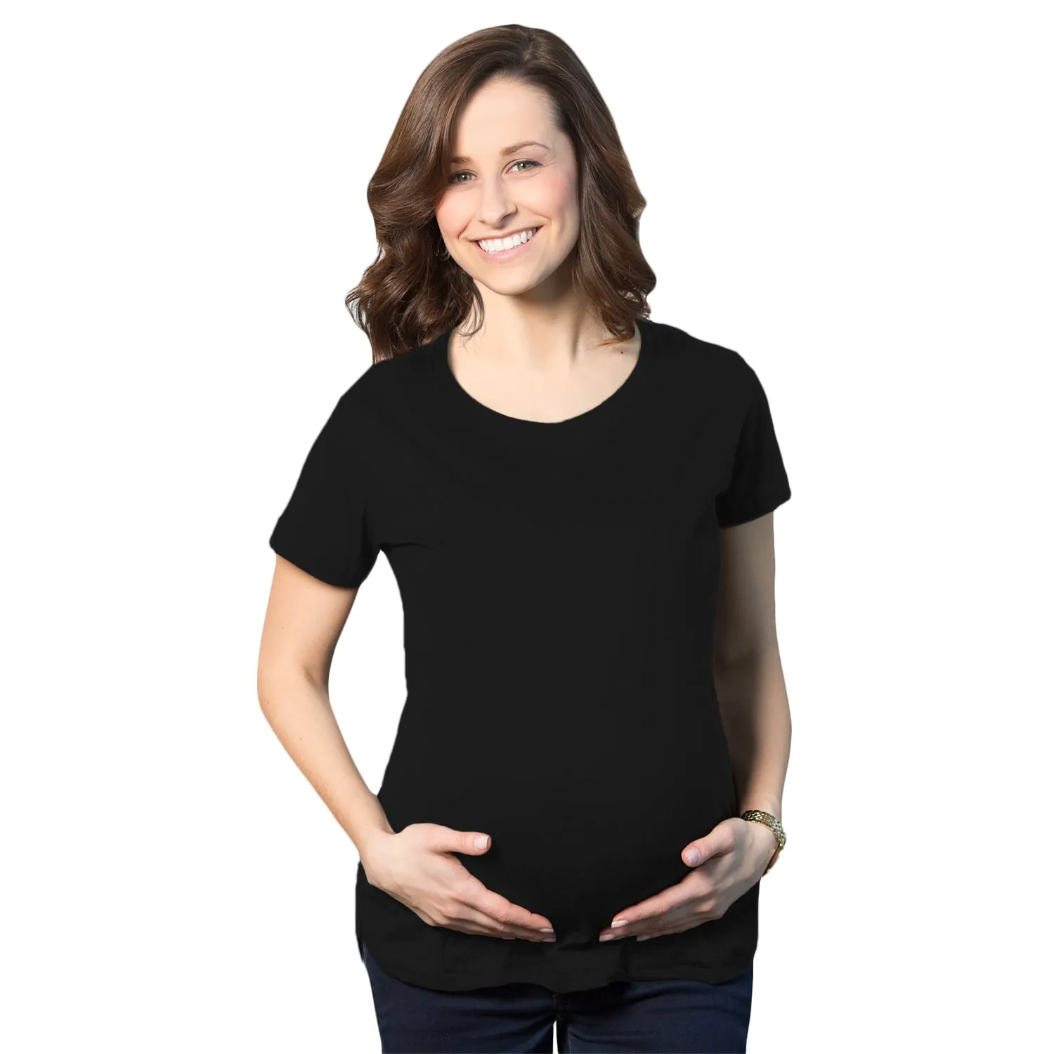 6 Pack Blank Maternity T Shirt sold by Crazy Dog T-Shirts