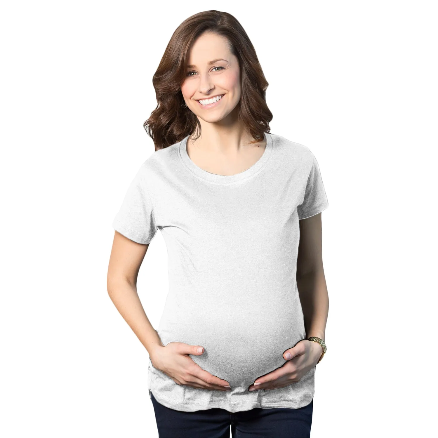 6 Pack Blank Maternity T Shirt sold by Crazy Dog T-Shirts product image thumbnail 3