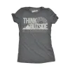 Think Outside No Box Necessary Women's T Shirt sold by Crazy Dog T-Shirts