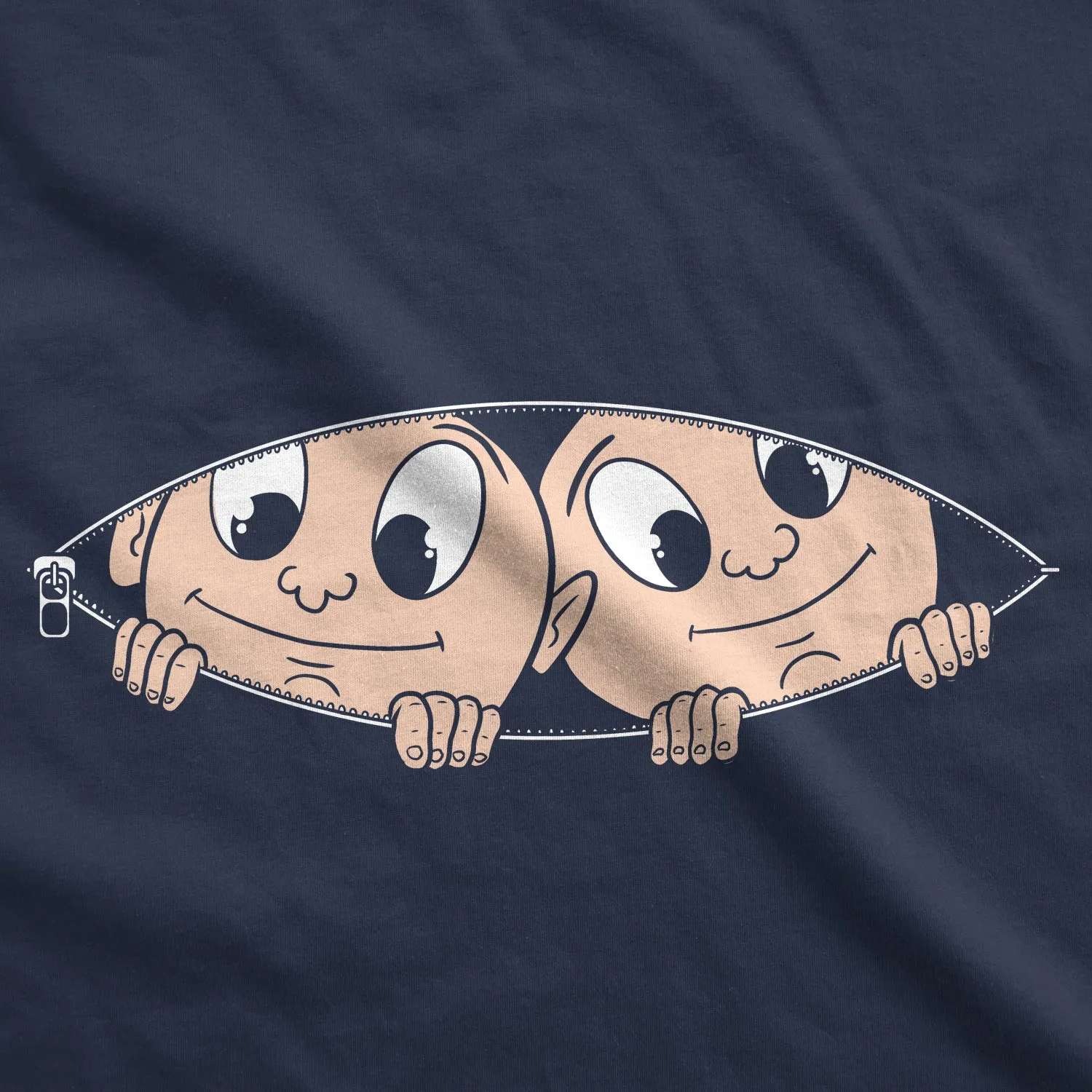 Peeking Twins Maternity T Shirt sold by Crazy Dog T-Shirts product image thumbnail 3