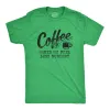 Coffee Makes Me Feel Less Murdery Men's T Shirt sold by Crazy Dog T-Shirts
