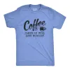 Coffee Makes Me Feel Less Murdery Men's T Shirt sold by Crazy Dog T-Shirts