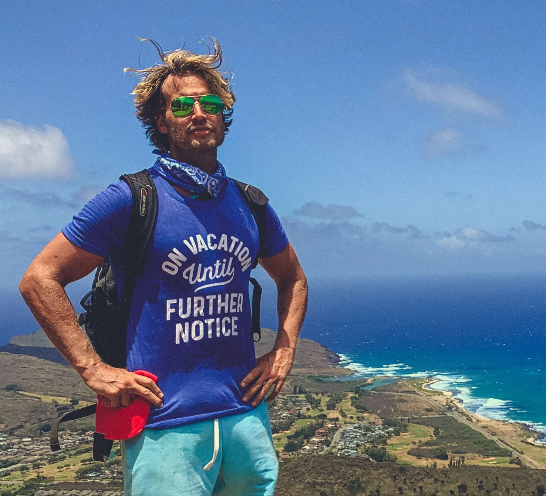 On Vacation Until Further Notice Men's T Shirt sold by Crazy Dog T-Shirts product image thumbnail 4