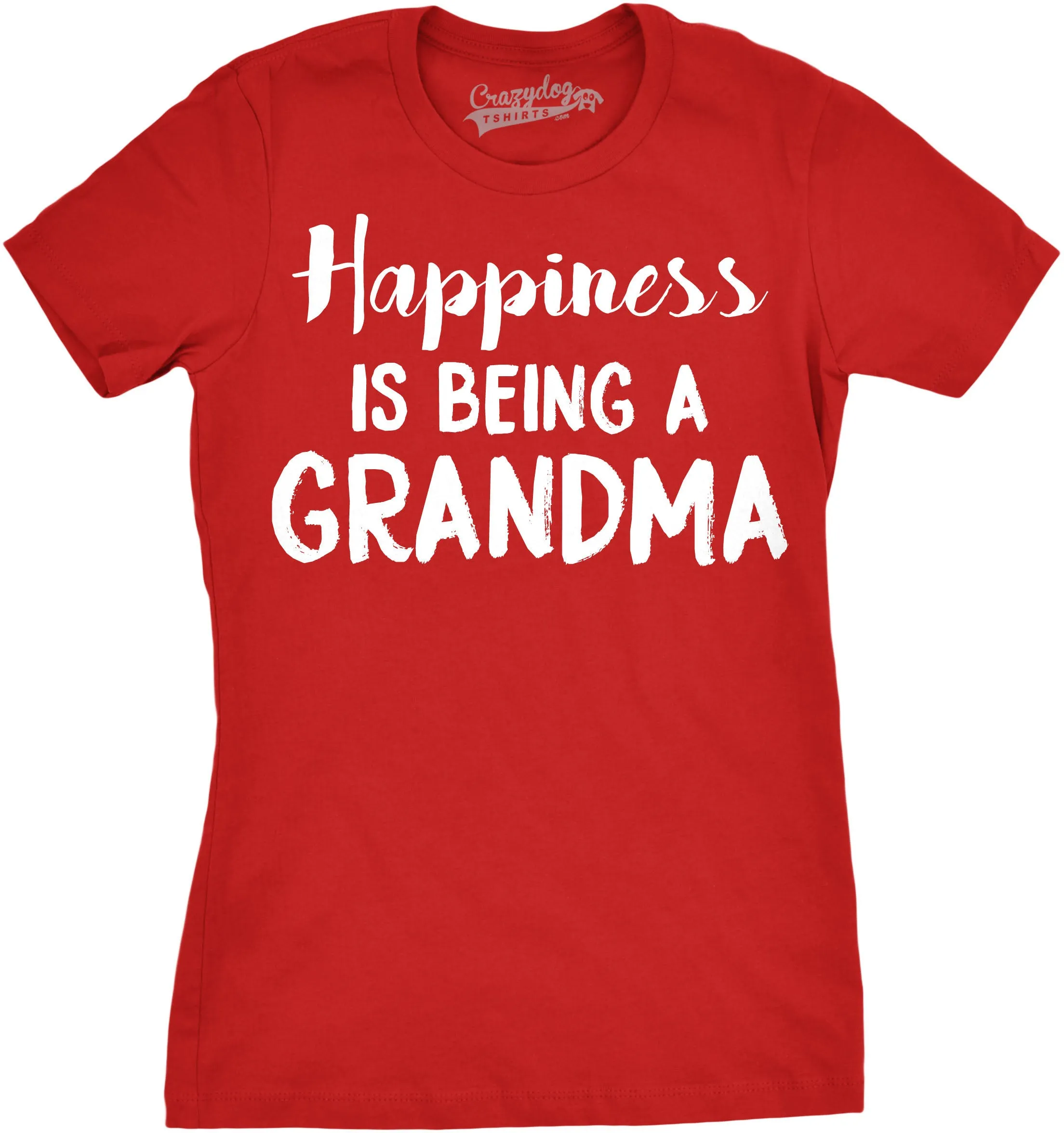 Happiness Is Being a Grandma Women's T Shirt sold by Crazy Dog T-Shirts product image thumbnail 4